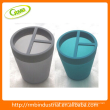 plastic toothbrush cup bathroom accessory